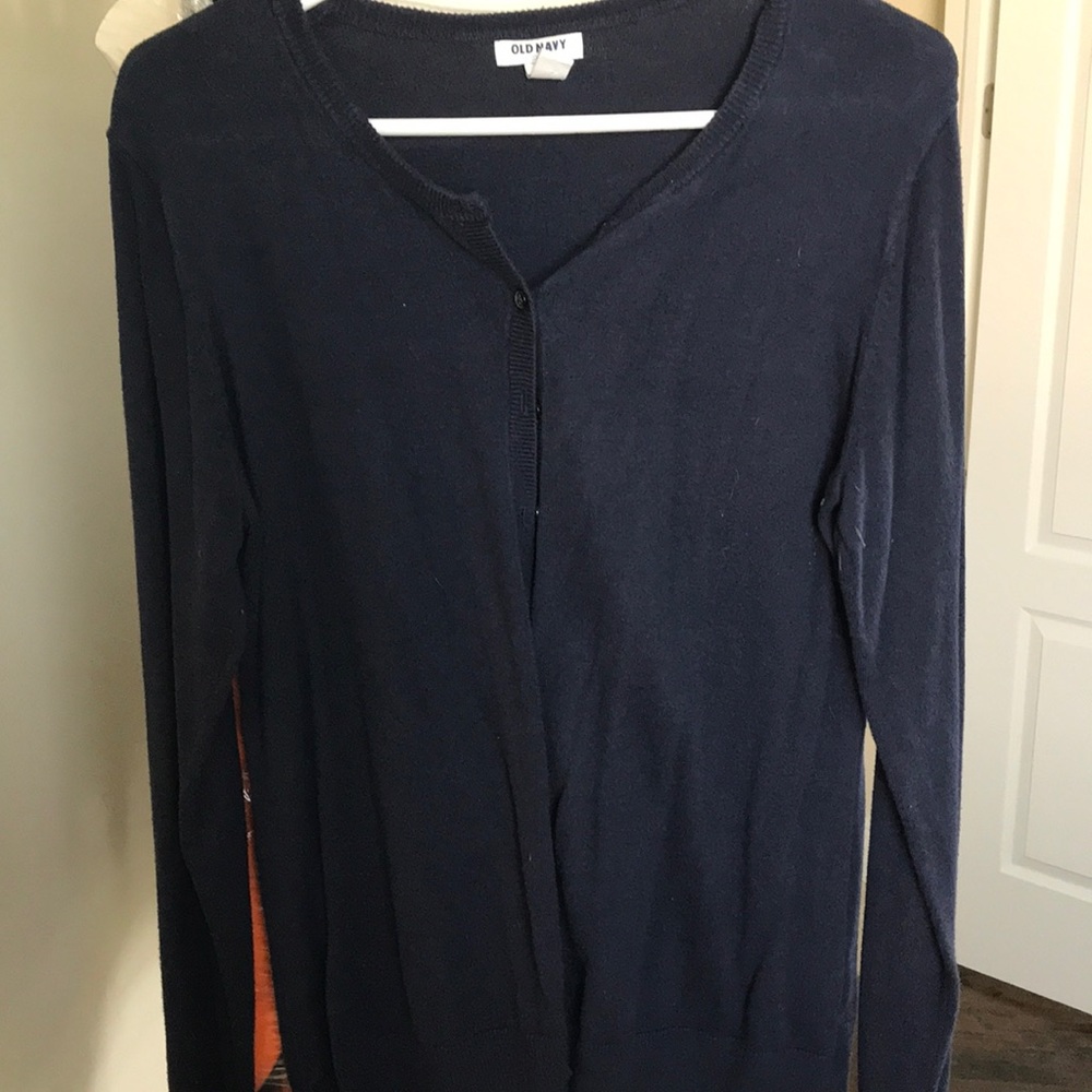 Old navy blue sweater
